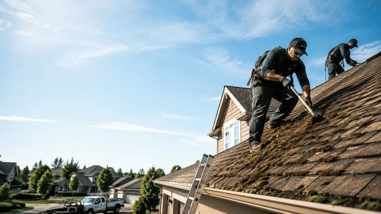 Roof Moss Removal in Spencer, WI near me